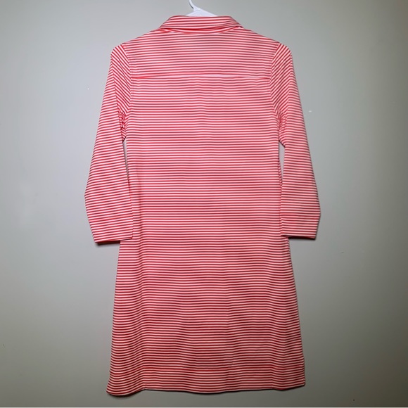 Vineyard Vines | Red Women's Striped Performance Margo Shirt Dress | size XS - Picture 6 of 7